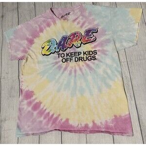 Dare Tye Dye Graphic T Shirt To Keep Kids Off Drugs Size Large L